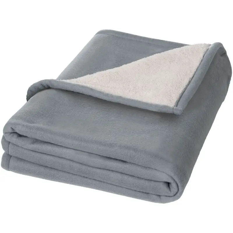 Gemütliche Springwood Doppeldecke - Fleece & Sherpa, Grau-Offwhite