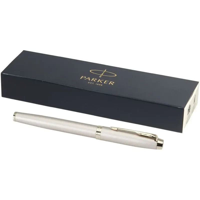 Parker IM Tintenroller, Champagner-Ton - Eleganter Schreibstift