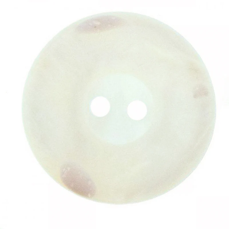 Knopf mit Muster Creme/Natur – Kunststoffknopf KN-75