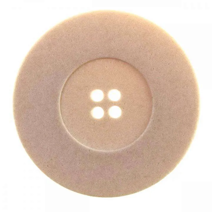 Mantelknopf Beige – Kunststoffknopf KM-2