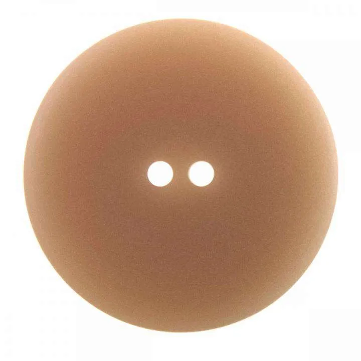 Knopf mattiert Creme/Natur – Kunststoffknopf KBG-9
