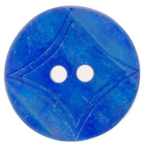 Knopf Marmoriert Blau – Kunststoffknopf KBL-46