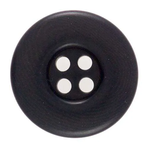 Knopf Schwarz – Kunststoffknopf KS-92