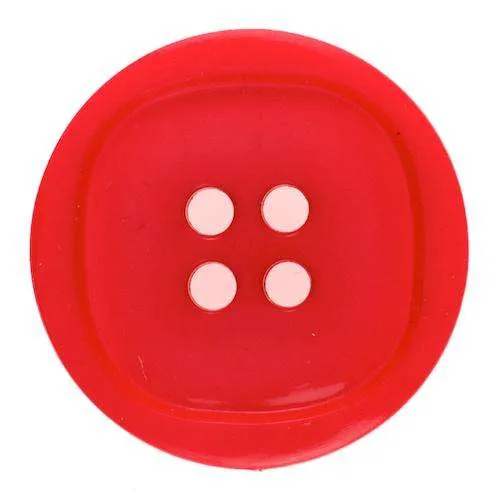 Jackenknopf Rot – Kunststoffknopf KRO-77