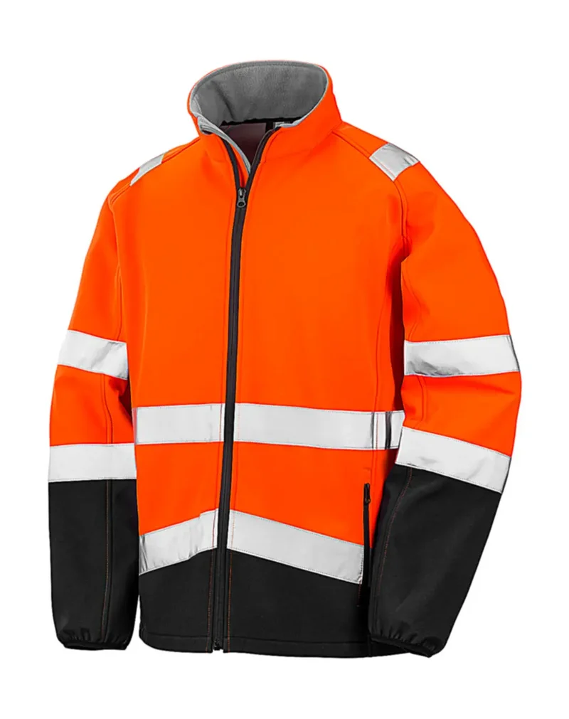 Druckbare Sicherheits-Softshelljacke