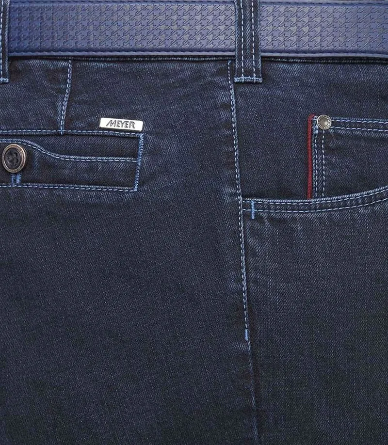 Meyer Hosen Stoffhose blau