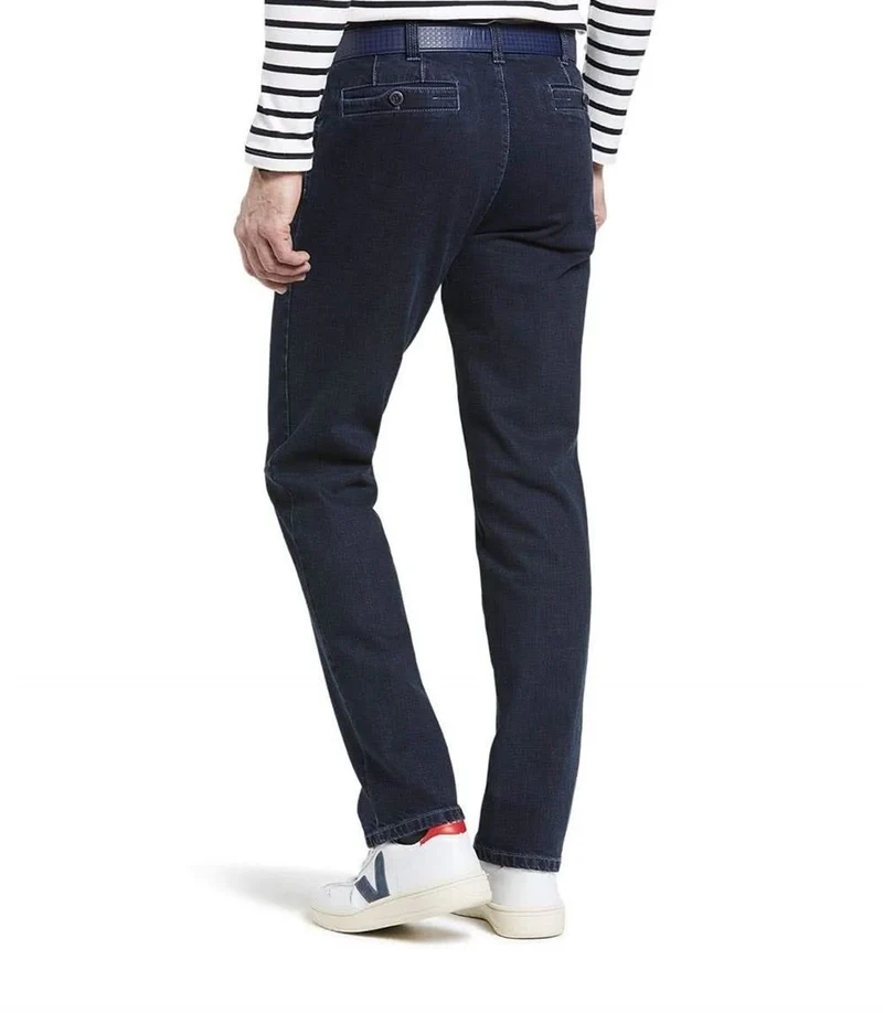Meyer Hosen Stoffhose blau