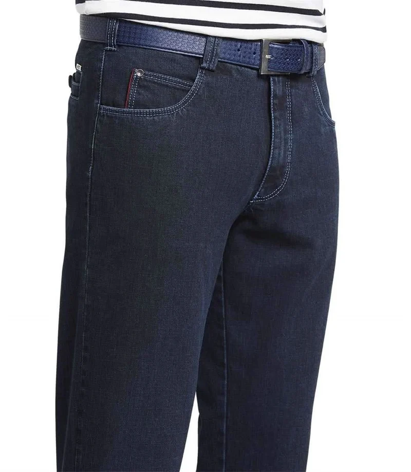 Meyer Hosen Stoffhose blau