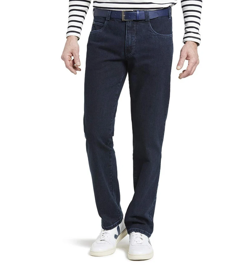 Meyer Hosen Stoffhose blau