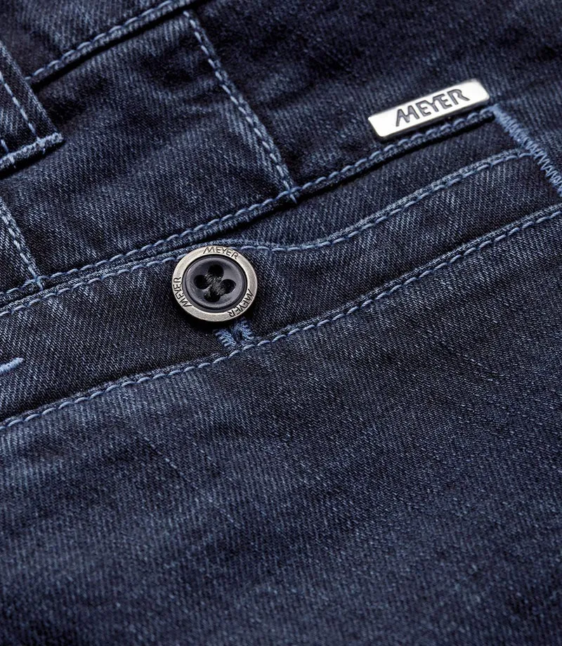 Meyer Hosen Stoffhose blau