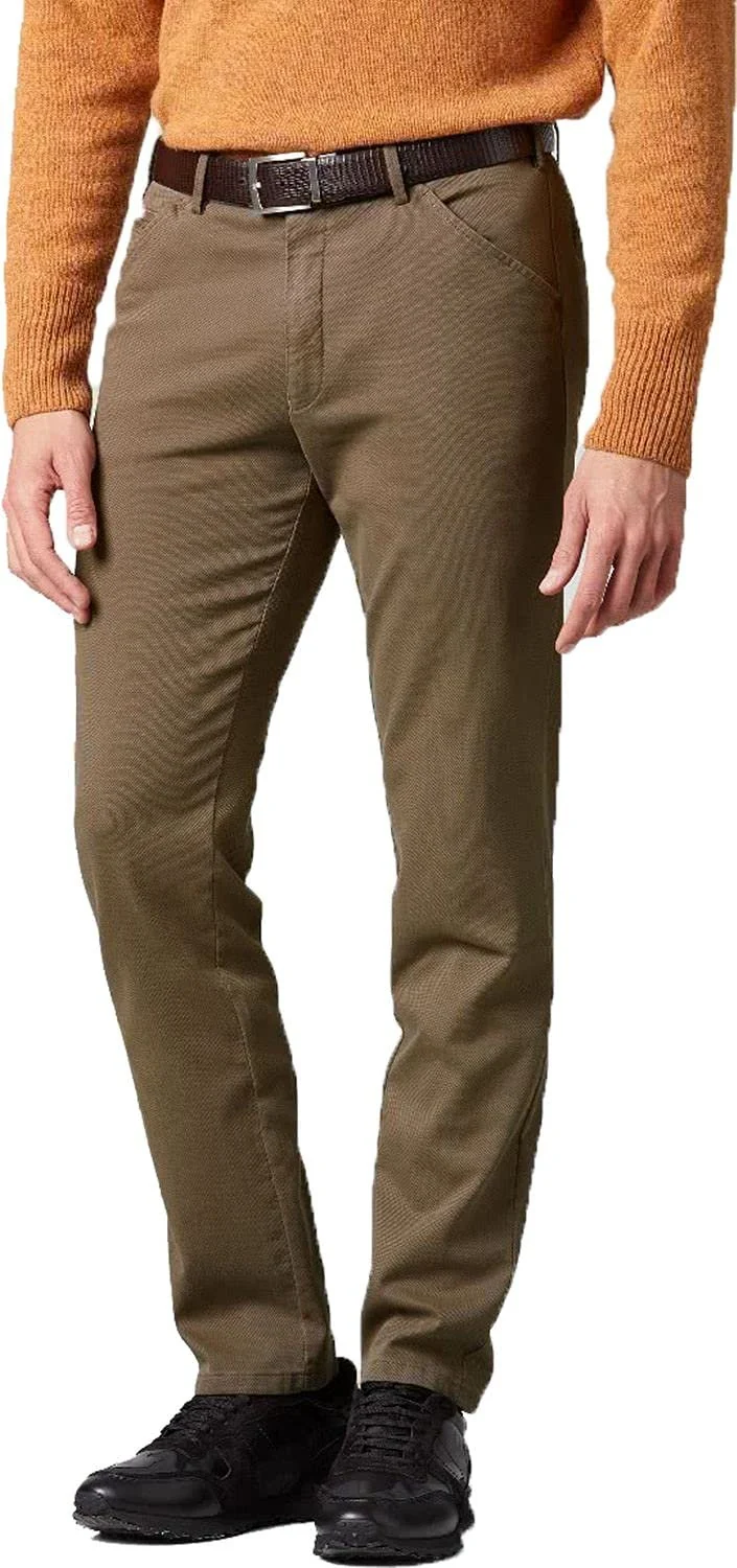 Meyer Hosen Stoffhose braun