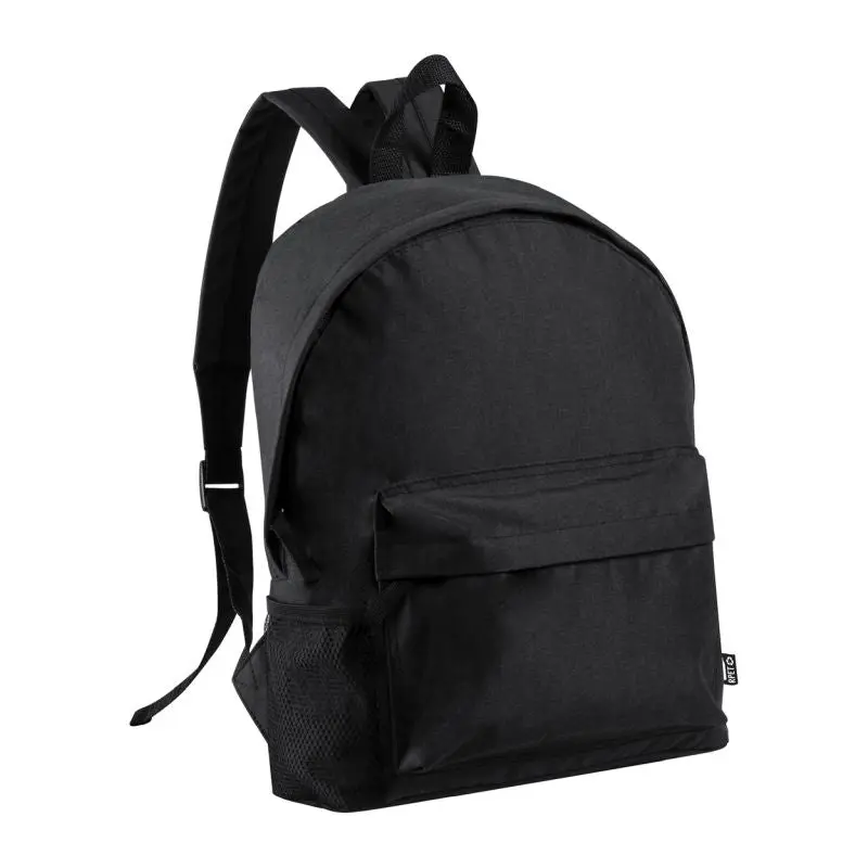 Umweltfreundlicher Caldy RPET Rucksack in Schwarz – Nachhaltig und Stilvoll