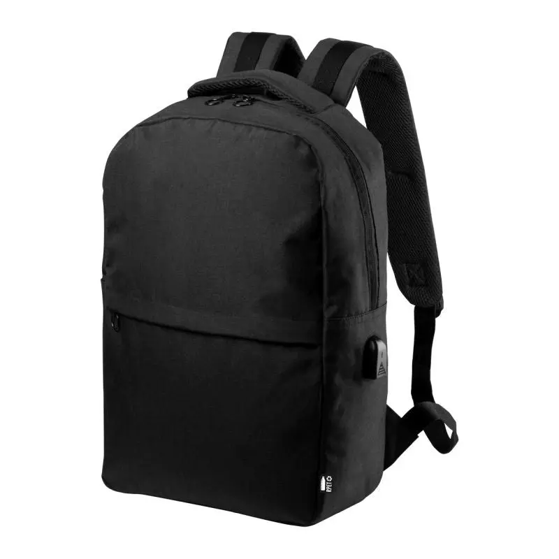 Konor RPET Business-Rucksack in Schwarz – Elegant & Ökologisch