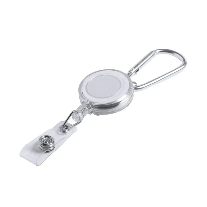 Eleganter Bosur Ausweishalter - Weiß und Silber - Robust, Stilvoll und Praktisch