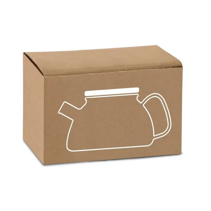 SNEAD Glasteekanne 750 ml mit Bambusdeckel - Natürlich & Stilvoll