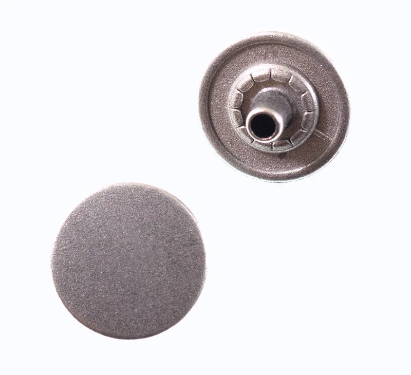 Druckknopf Silber matt 11 mm 12 mm – Metallknopf NK-7