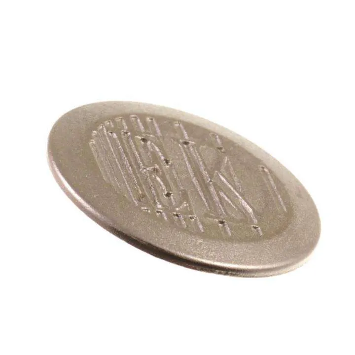 Druckknopf mit Wappen Silber 20 mm – Metalldruckknopf NK-43