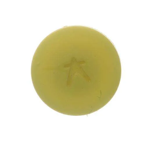 Druckknopf Pfeil-Muster Gelb 13 mm – Kunststoffdruckknopf NK-14