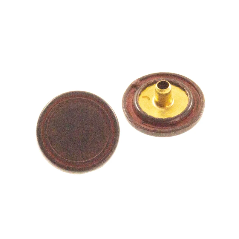 Druckknopf Uesd-Optik Rost 28 mm – Metallknopf NK-36