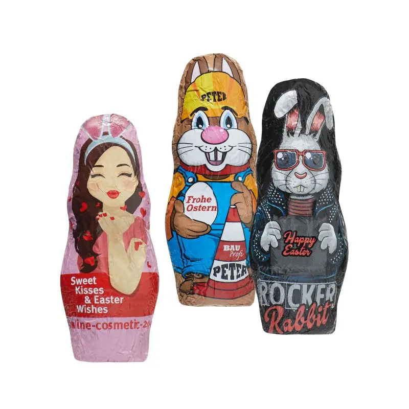 MIDI Schokoladen-Osterhase mit individuellem Druck