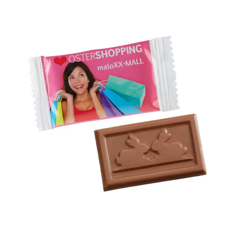MIDI-Schokoladentafeln Ostern, traditionelle Folienverpackung, inkl. Druck