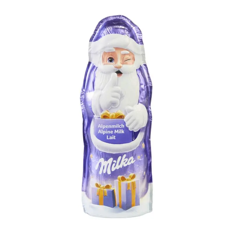 Milka Schoko-Weihnachtsmann - Klassisches Standardmotiv für festliche Freude