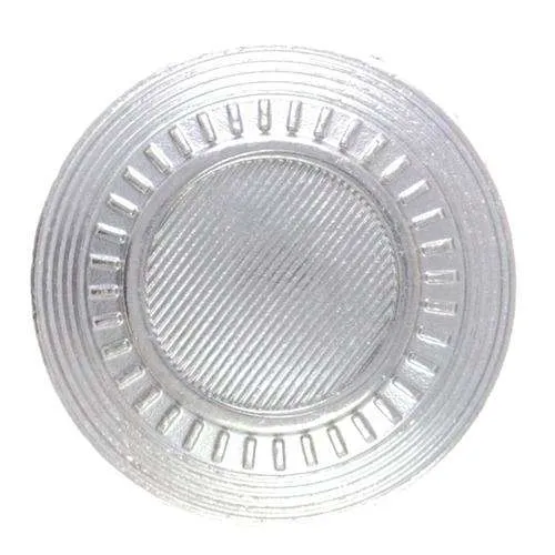 Druckknopf edles Muster Silber 18 + 20 mm – Metallknopf NK-121