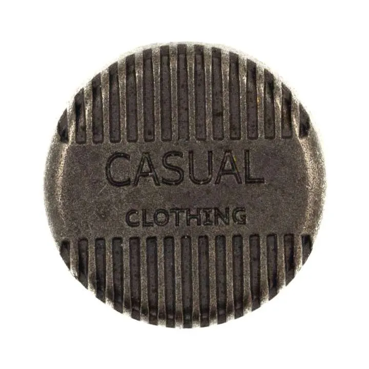 Druckknopf Casual Schwarz 20 mm – Metallknopf NK-58