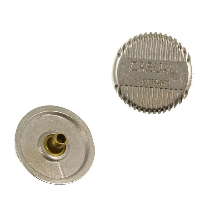 Druckknopf Casual Silber 20 mm – Metalldruckknopf NK-58