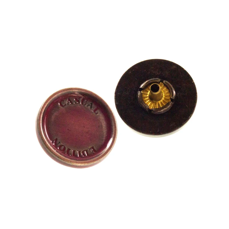 Druckknopf Casual Edition Lila 20 mm – Metallknopf NK-42