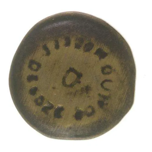 Druckknopf Münze Altgold 18 mm – Messingknopf NK-119