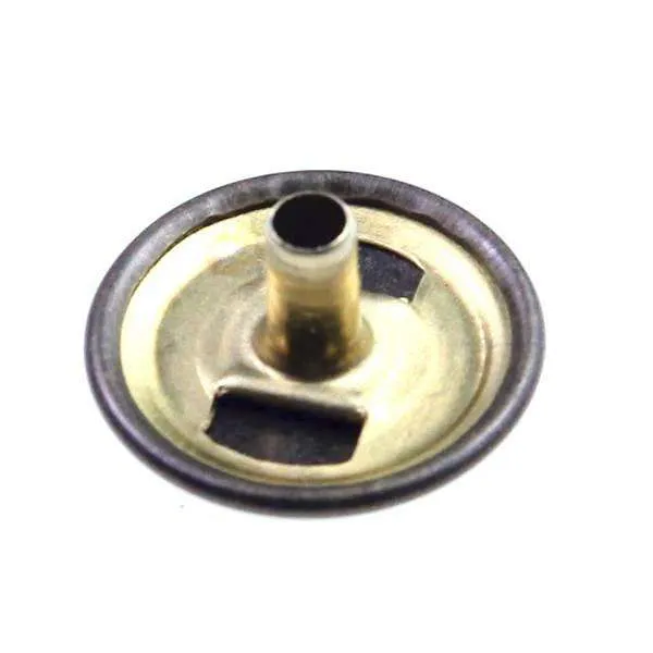 Druckknopf Altsilber 15 mm – Metallknopf NK-300