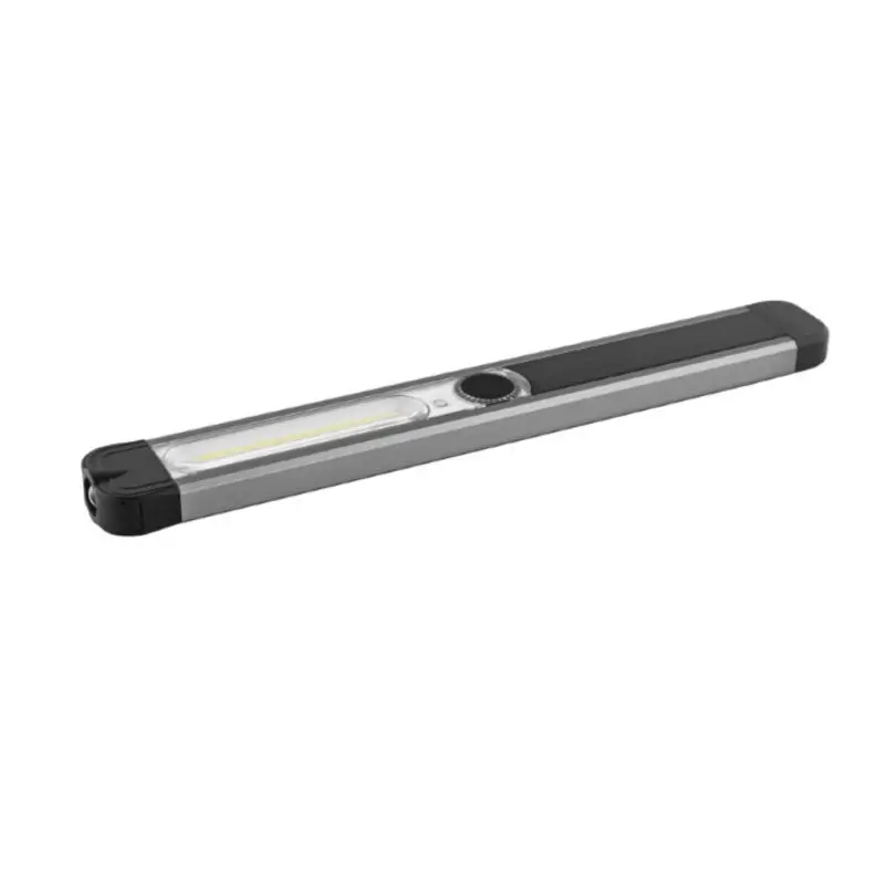 Metmaxx Worklight ReChargeMaxiSlim - schwarz & silber Kompaktes, wiederaufladbares Arbeitslicht