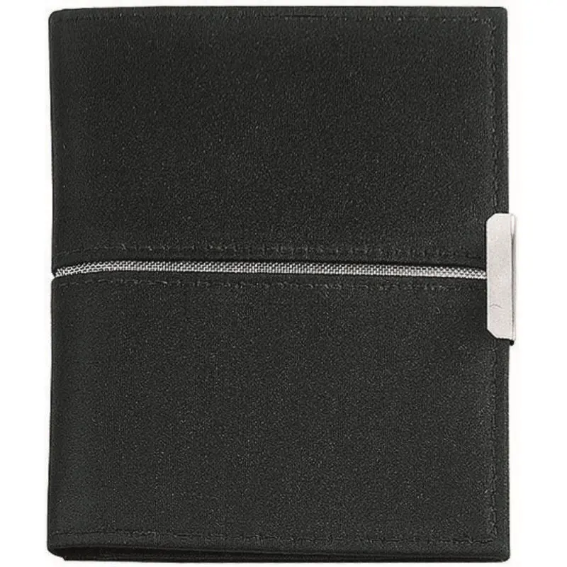 CreativDesign SilverPaper - Elegante Ausweistasche in Schwarz