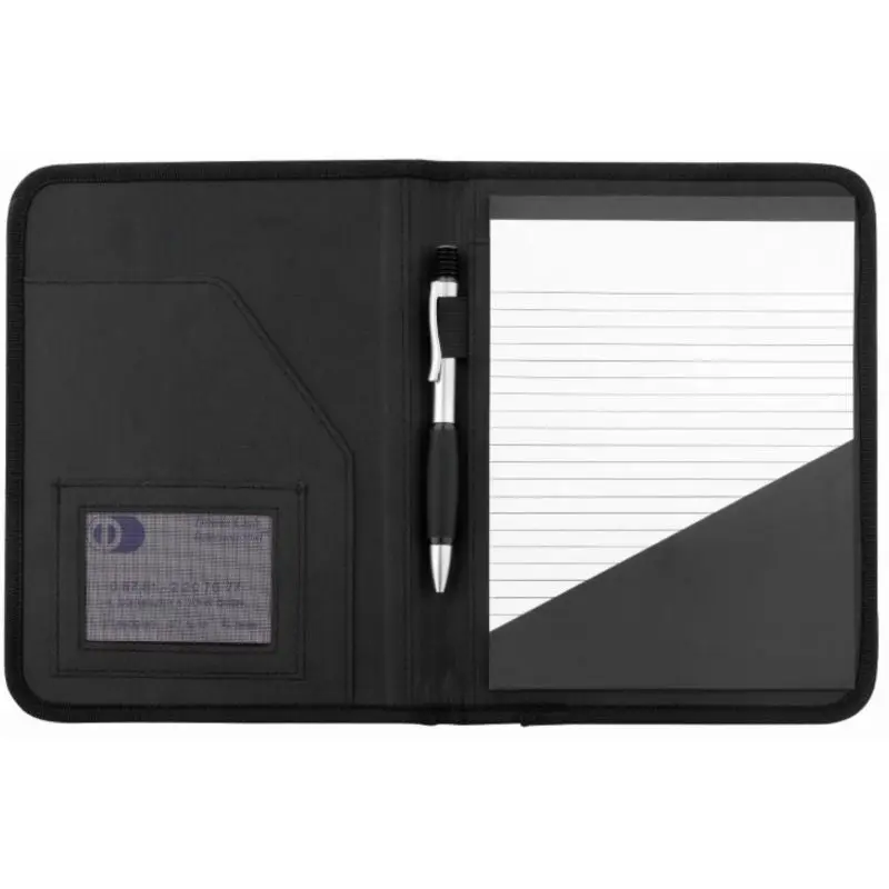 BlackMaxx GoBusinessA5 Schreibmappe - Professioneller Dokumentenhalter, Schwarz