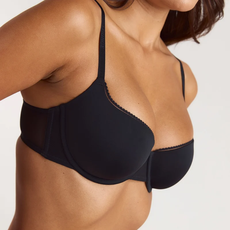 Comfort Balconette BH - Schwarz