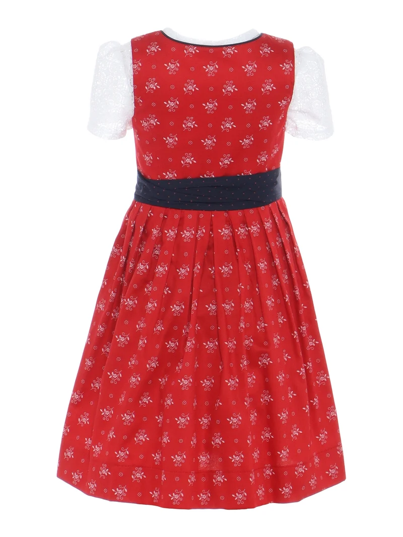 Kinderdirndl mit passender Spitzenbluse