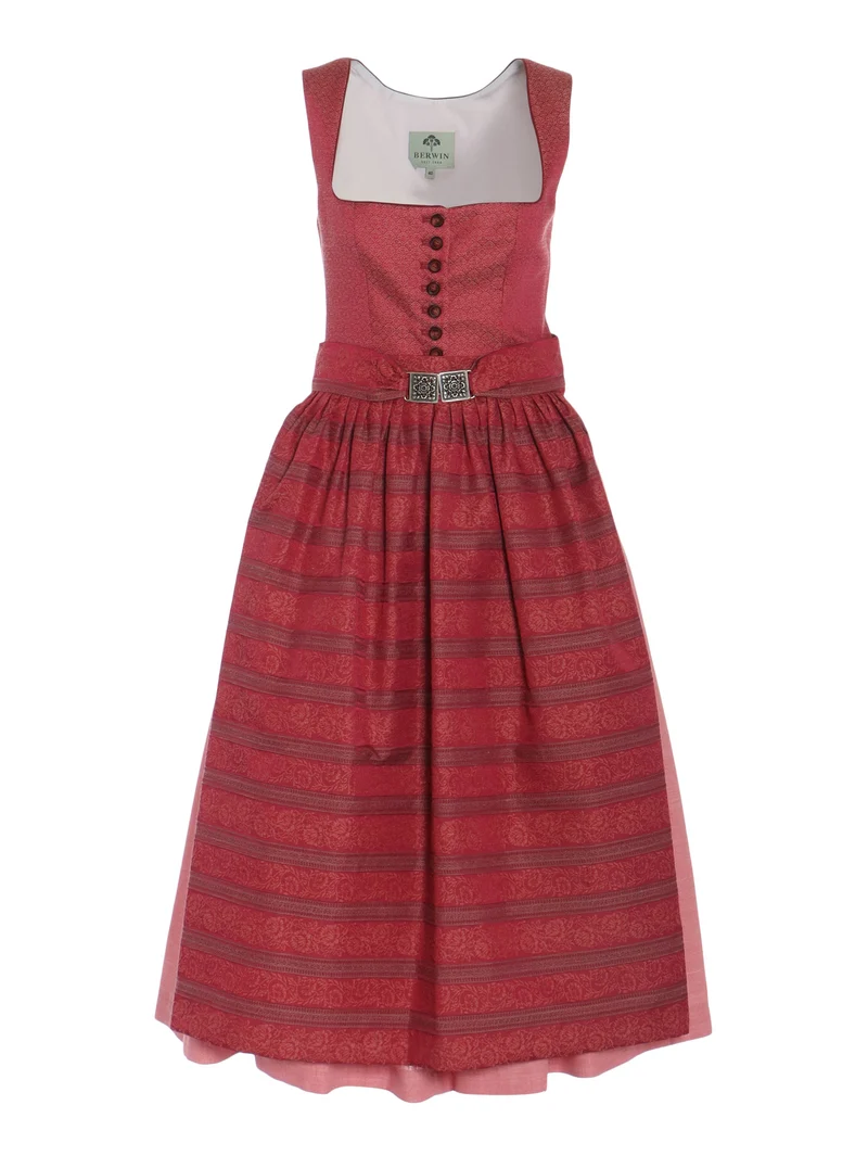 Dirndl mit Streifenschürze und Schliesse