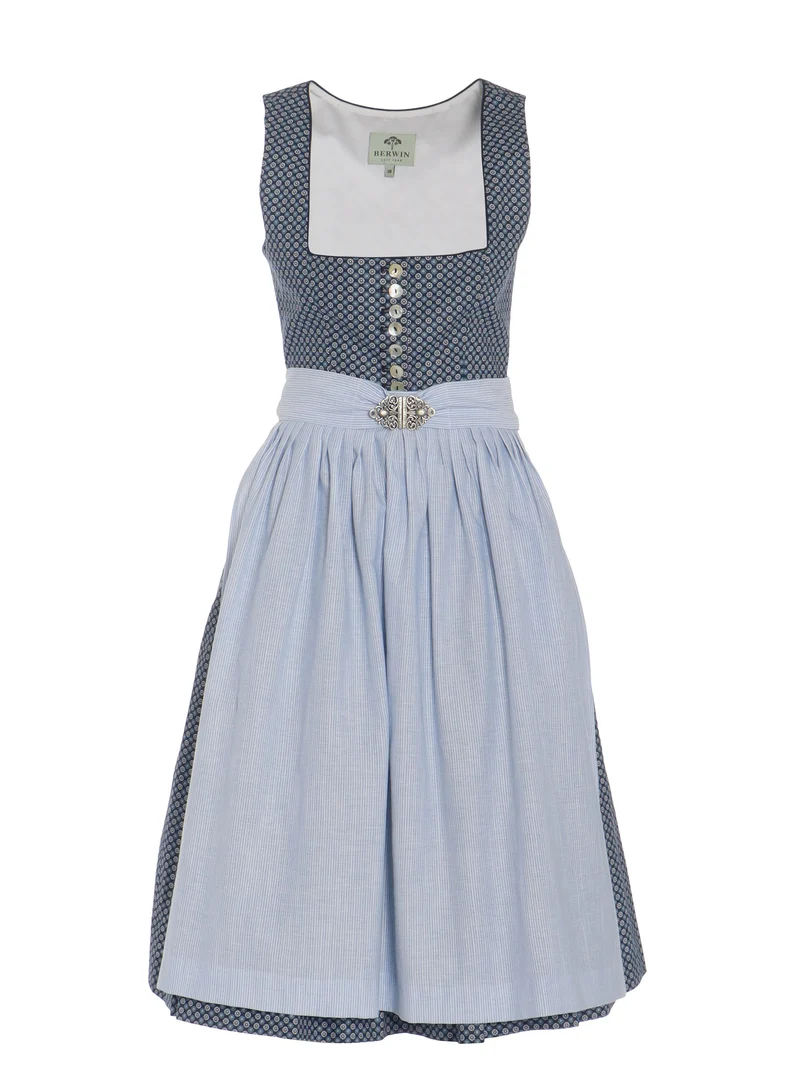 Dirndl mit Streifenschürze und Schliesse