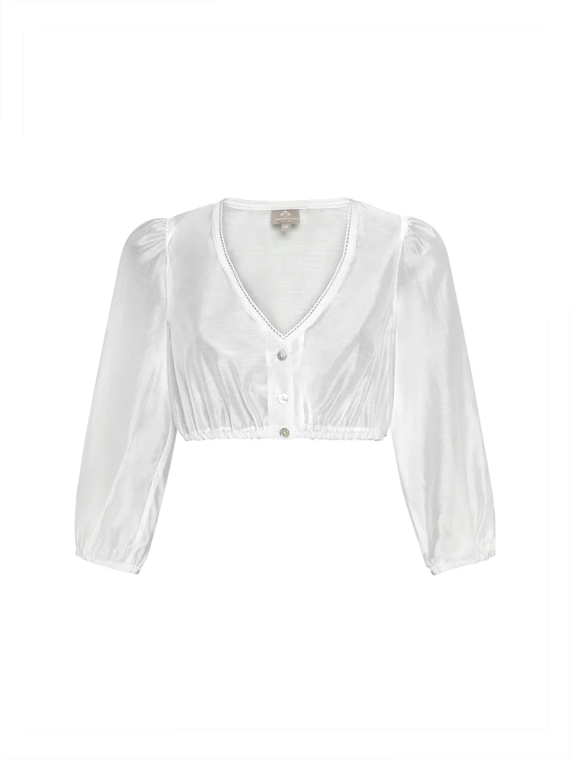 Dirndlbluse aus Organzastoff