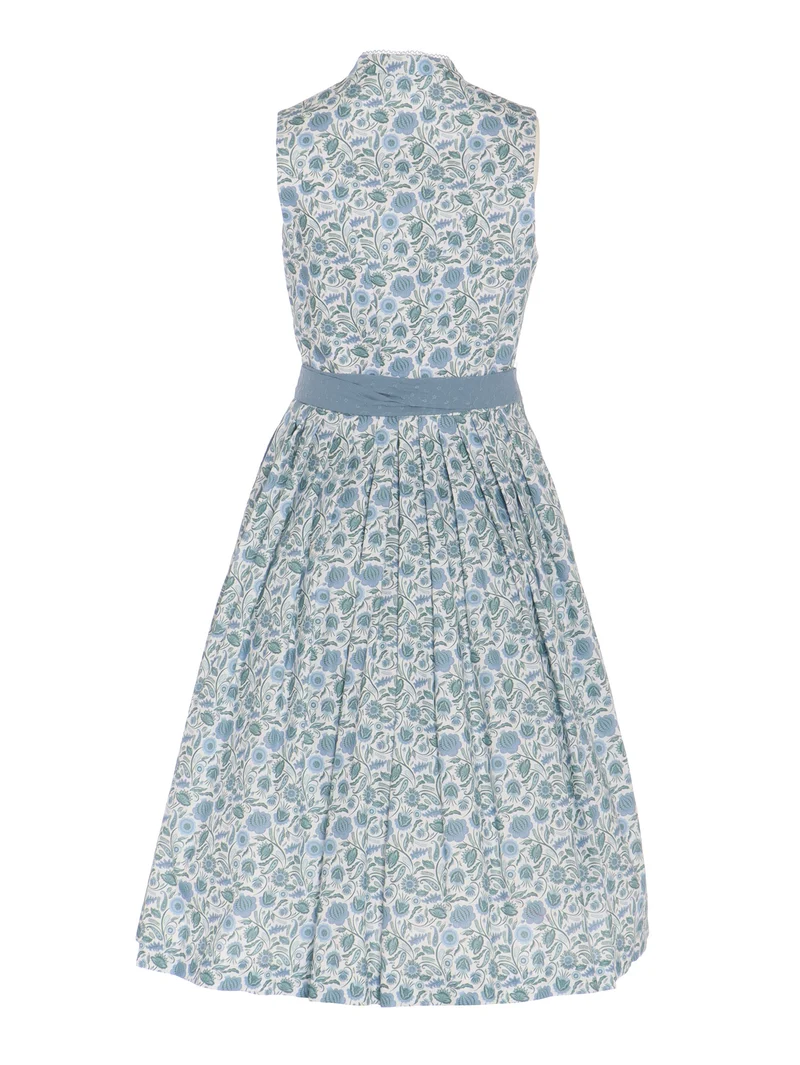 Baumwolldirndl mit bestickter Schürze