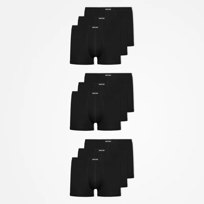 Retro Boxershorts | Schwarz