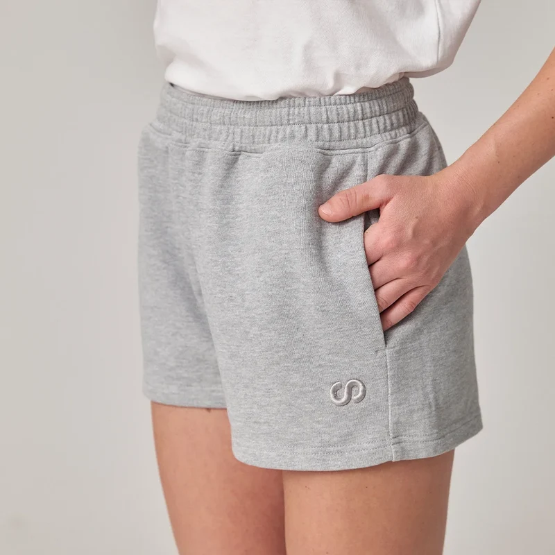 Sweatshorts Damen | Hellgrau