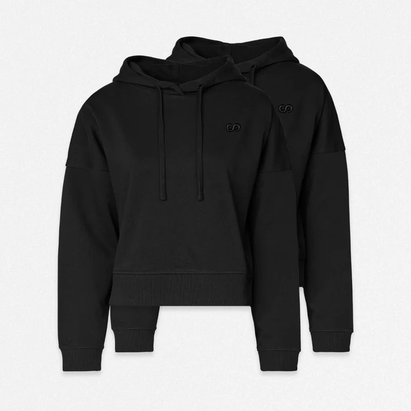 Hoodie Damen | Schwarz