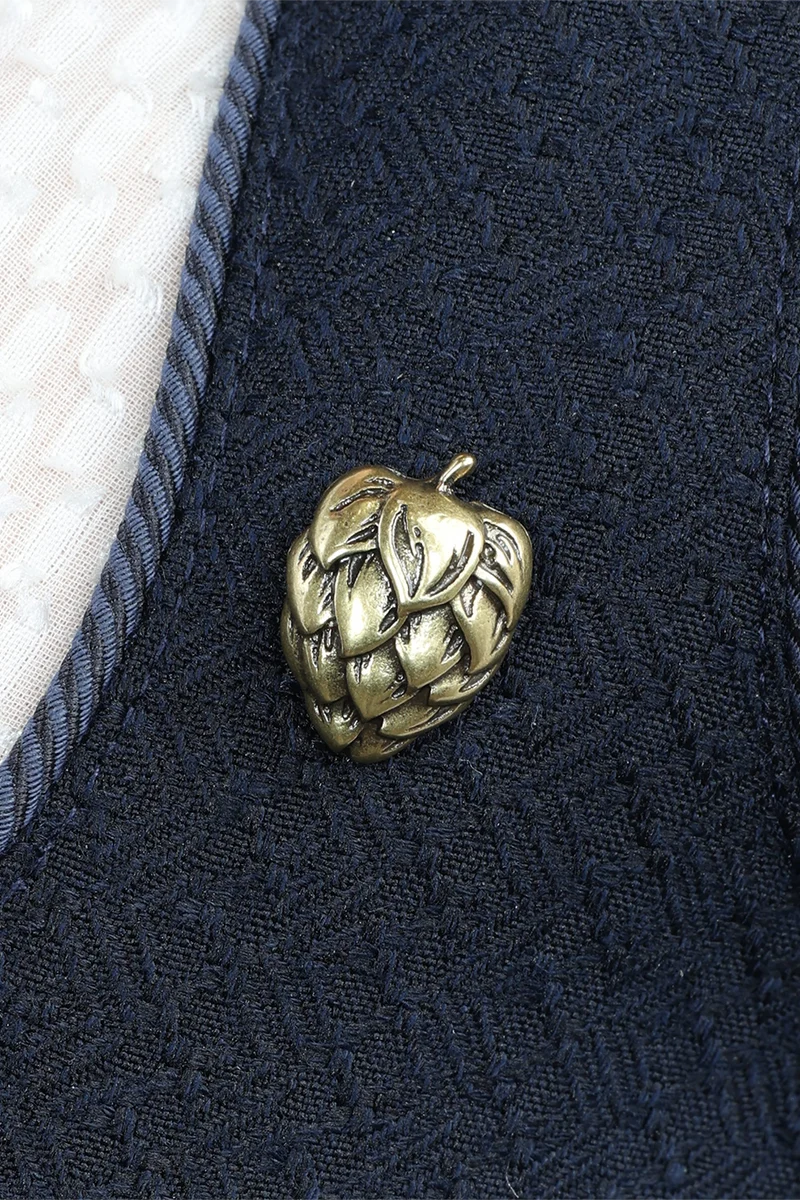 Anstecker Pin Hopfendolde - altgold