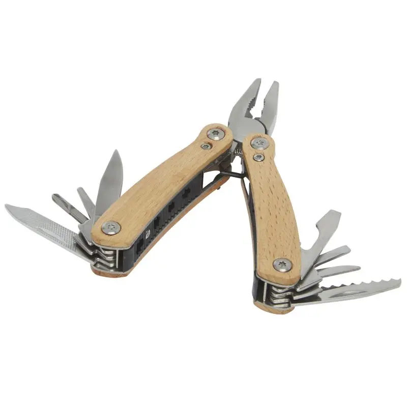 Anderson Holz-Multitool: Naturfarbenes Multifunktionswerkzeug mit 12 Funktionen - Stilvoll und praktisch