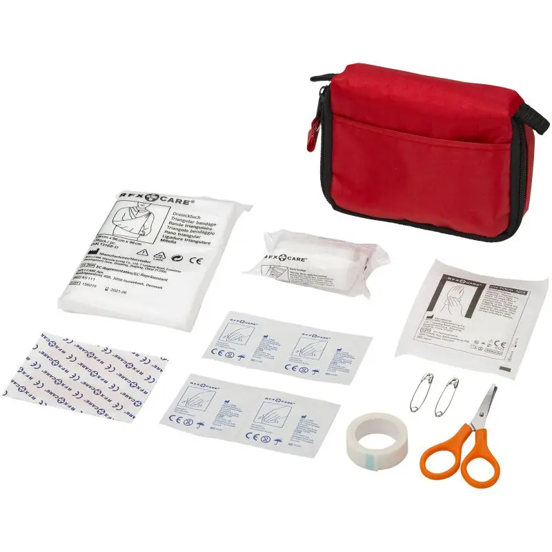 Save-me 19-teiliges Erste-Hilfe-Set - rot: Save-me 19-teiliges Erste-Hilfe-Kit in Rot - Sicher & Umfassend