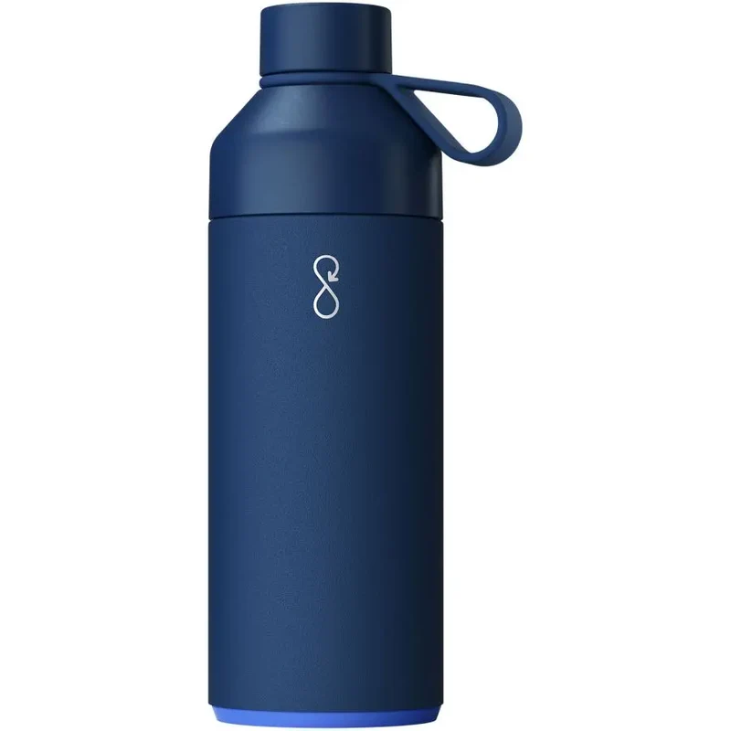Ozeanblaue Big Ocean 1L Vakuumflasche, ideal für Outdoor-Aktivitäten