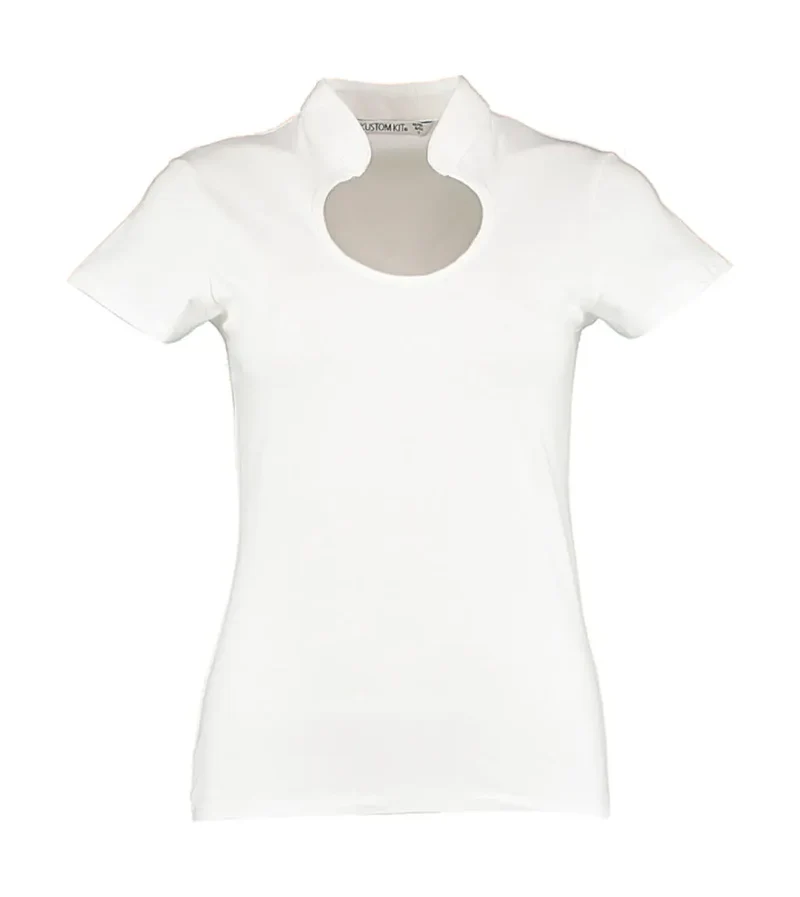 Regular Fit Keyhole Neck Top