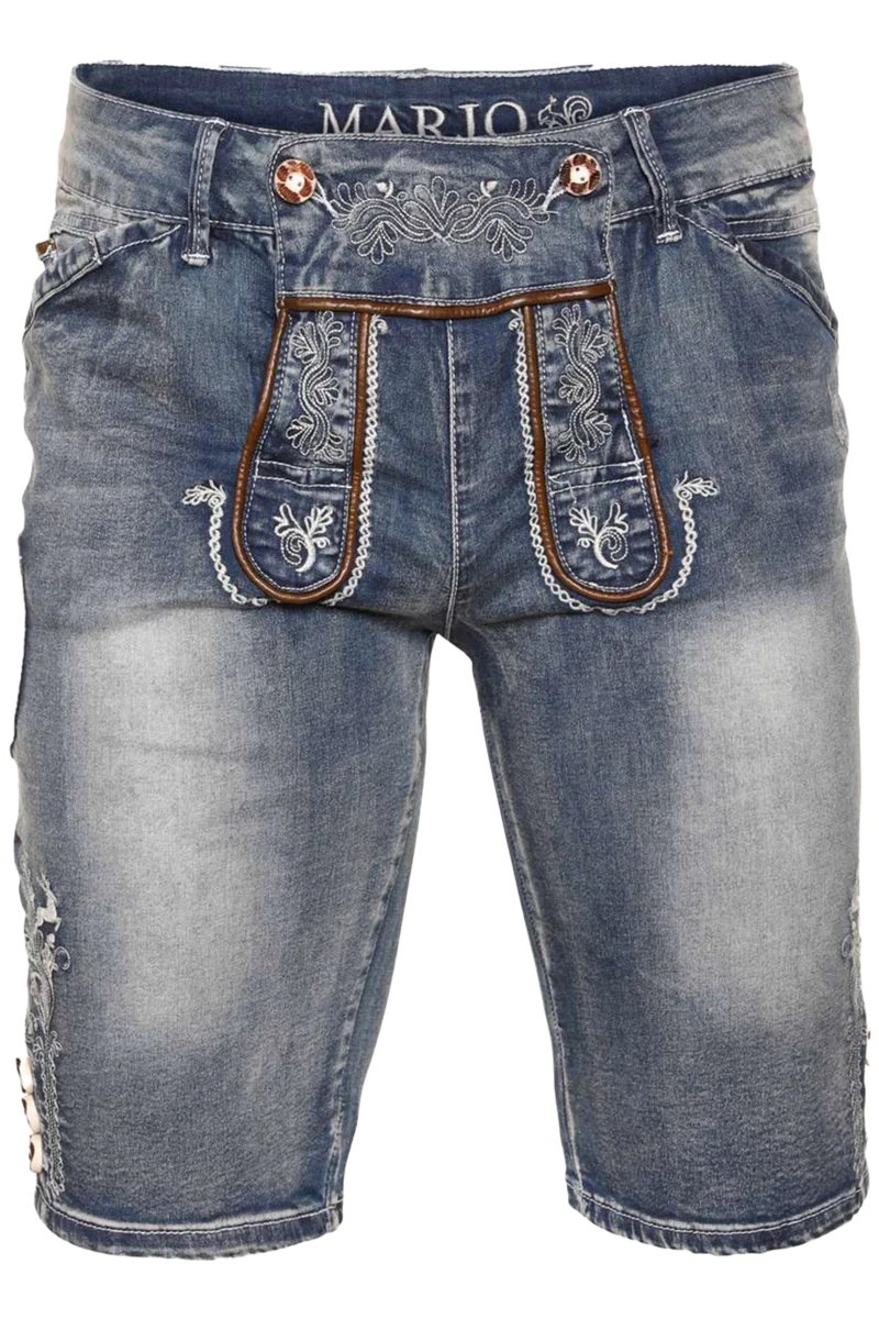 Herren Trachtenjeans 'Lederhose' kurz
